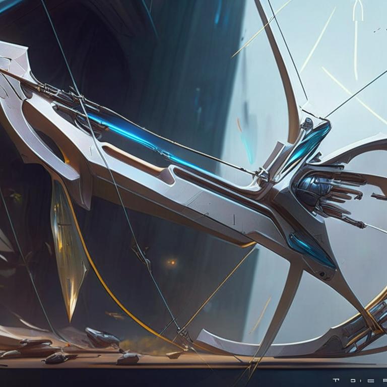 Futuristic bow by Pickgameru on DeviantArt