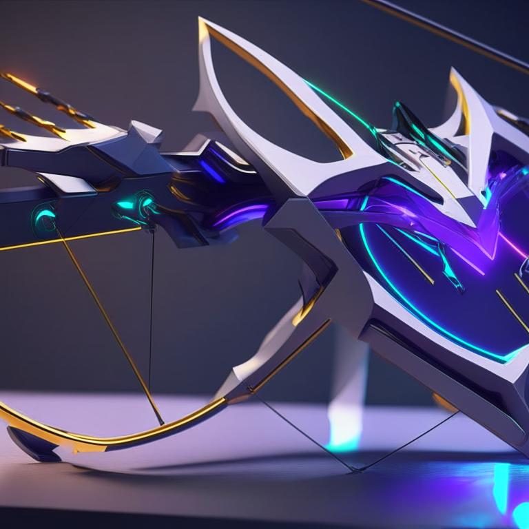 Futuristic bow by Pickgameru on DeviantArt