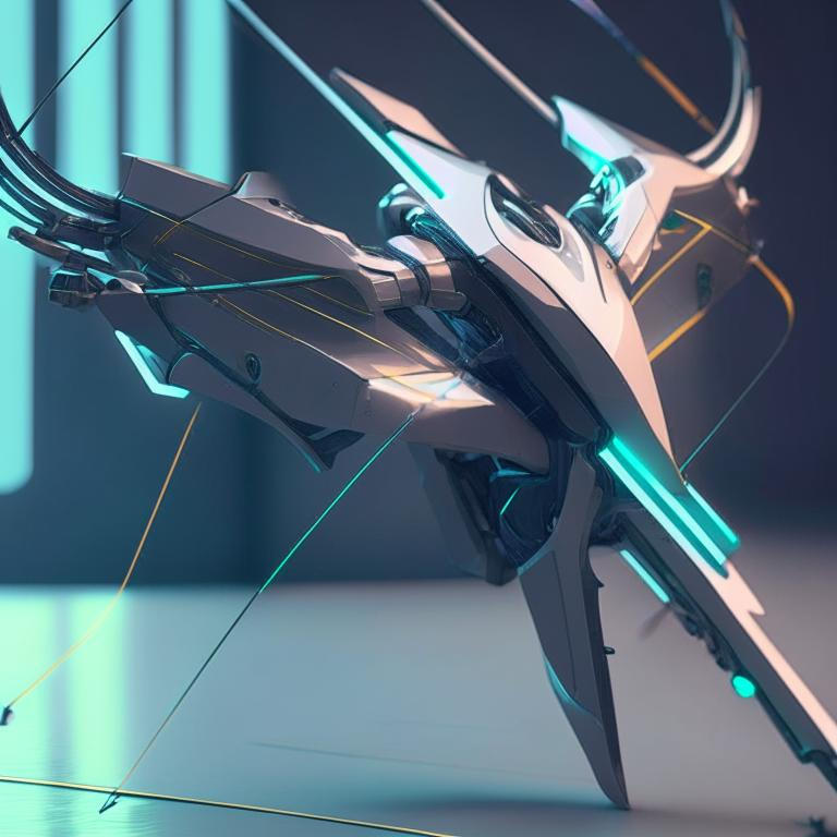 Futuristic bow by Pickgameru on DeviantArt