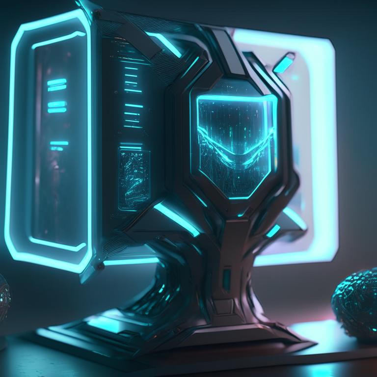Futuristic PC monitor by Pickgameru on DeviantArt