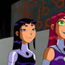 Blackfire and Starfire - Teen Titans