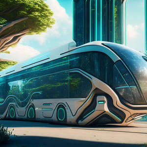 Futuristic bus