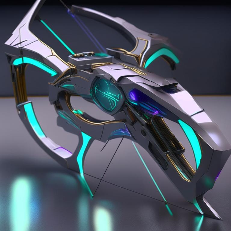 Futuristic bow by Pickgameru on DeviantArt