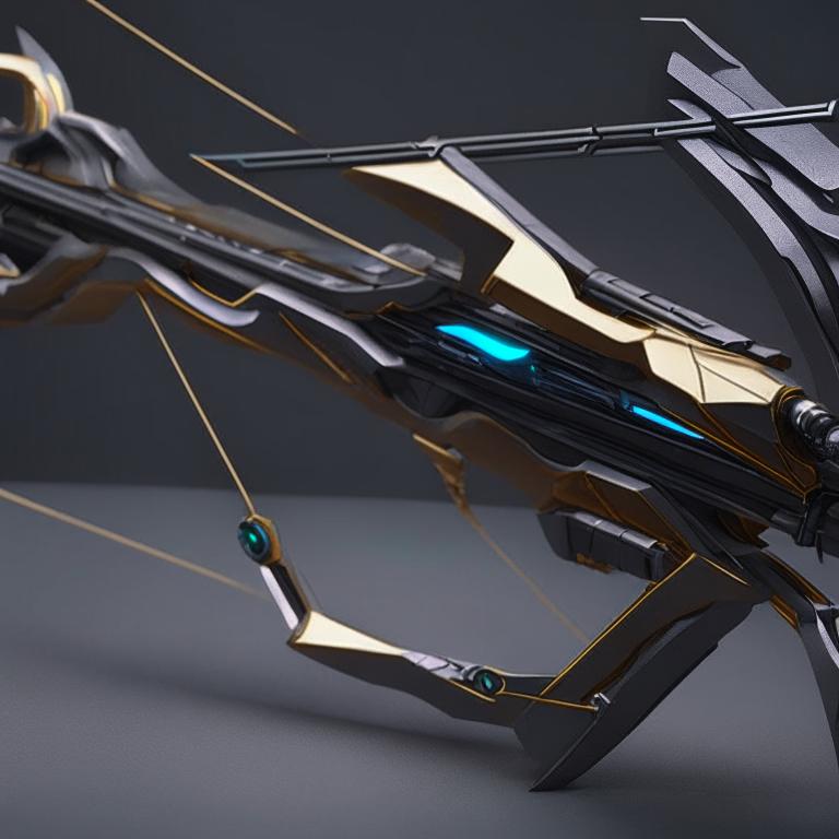 Futuristic bow by Pickgameru on DeviantArt