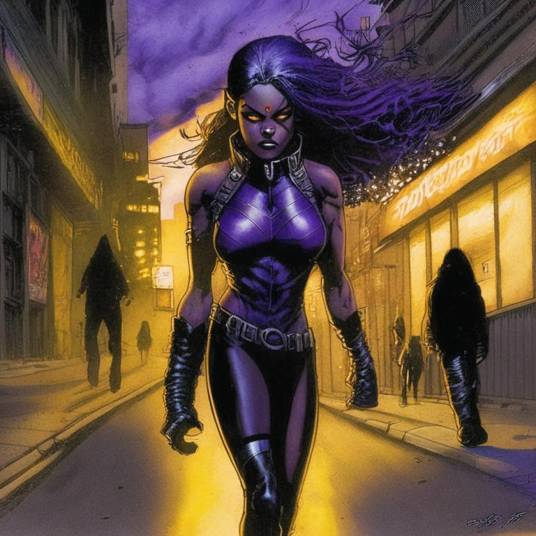 Teen Titans Blackfire by Pickgameru on DeviantArt