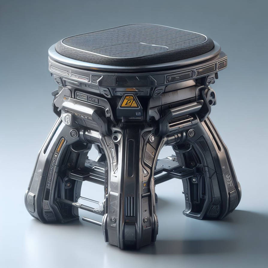 Futuristic stool by Pickgameru on DeviantArt