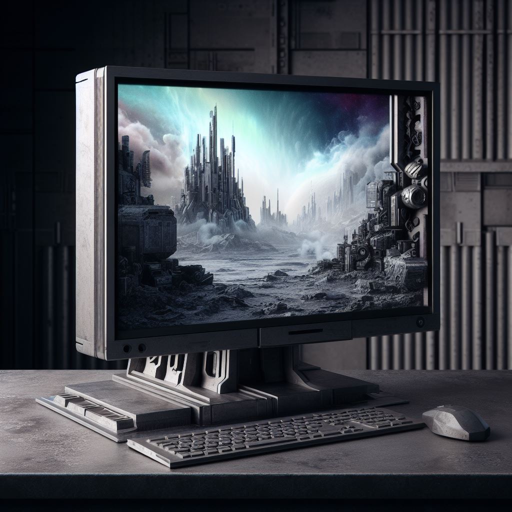 Futuristic Style Computer Futuristic PC monitor by Pickgameru on DeviantArt