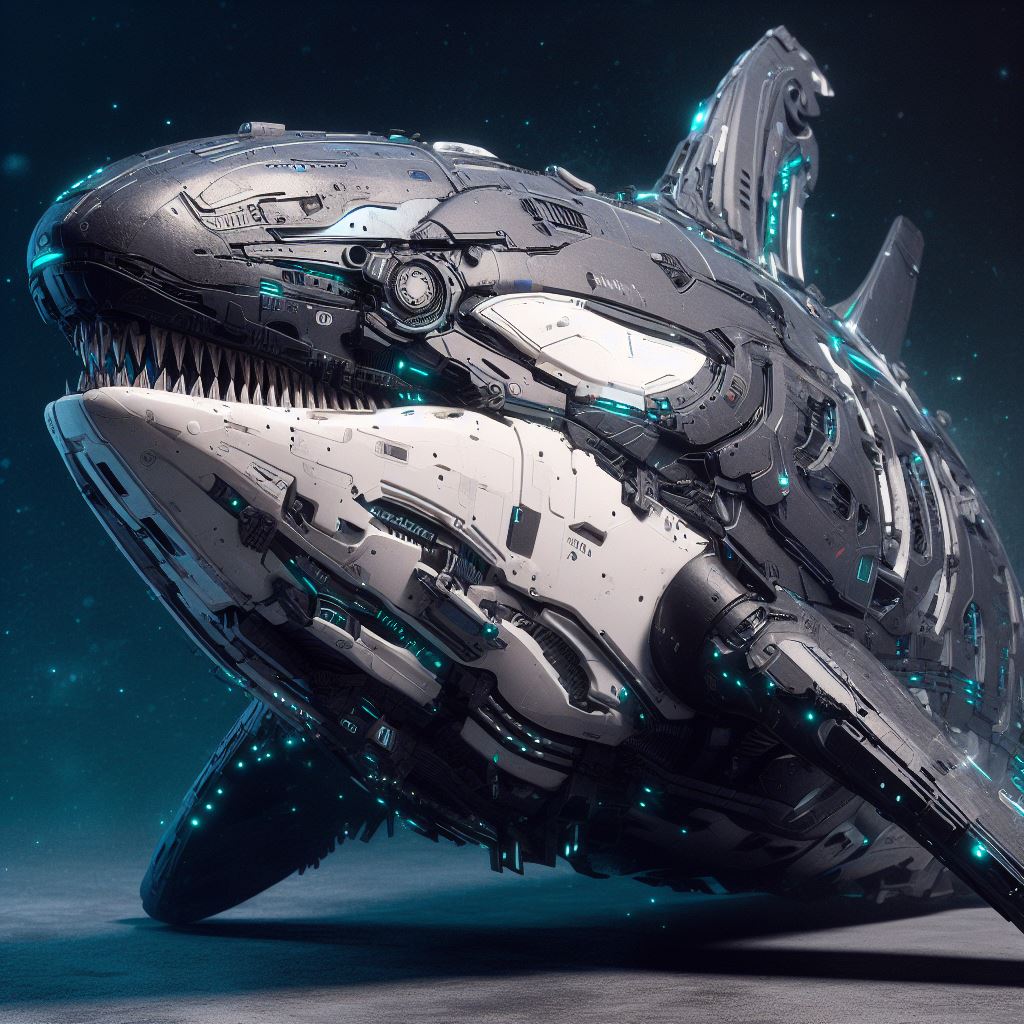 Futuristic orca by Pickgameru on DeviantArt