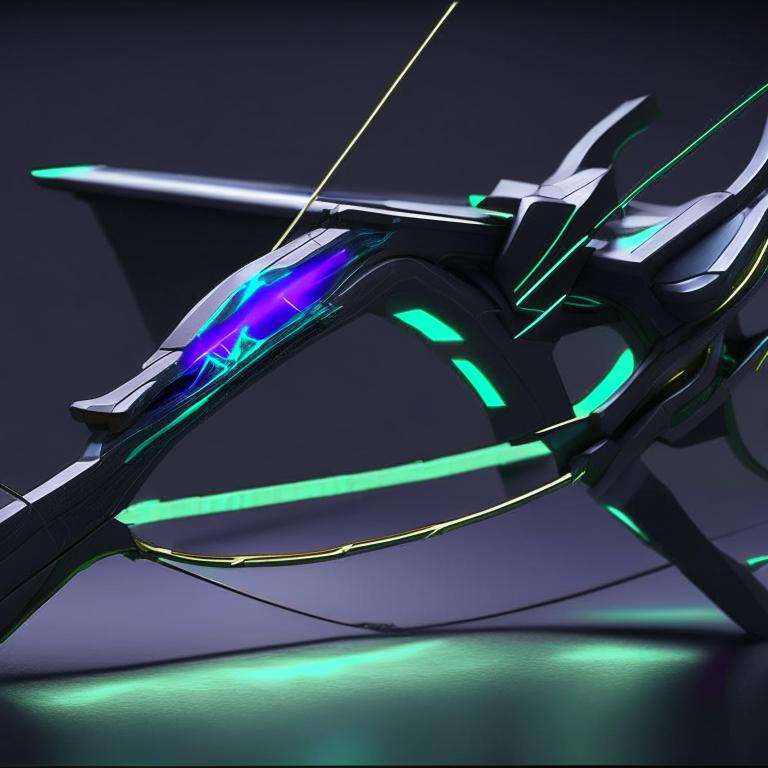 Futuristic bow by Pickgameru on DeviantArt