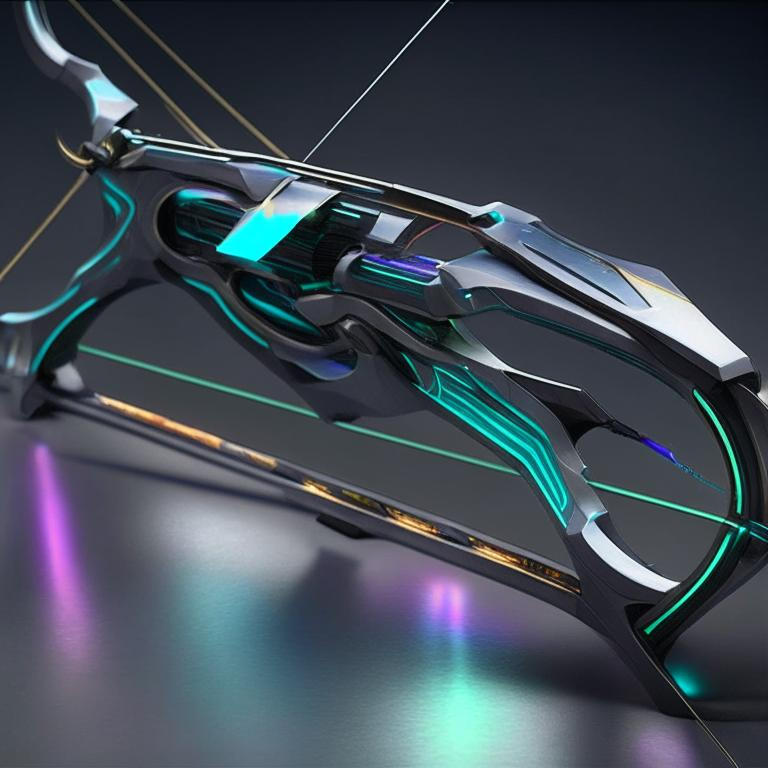 Futuristic bow by Pickgameru on DeviantArt