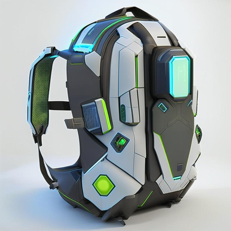 Futuristic backpack by Pickgameru on DeviantArt