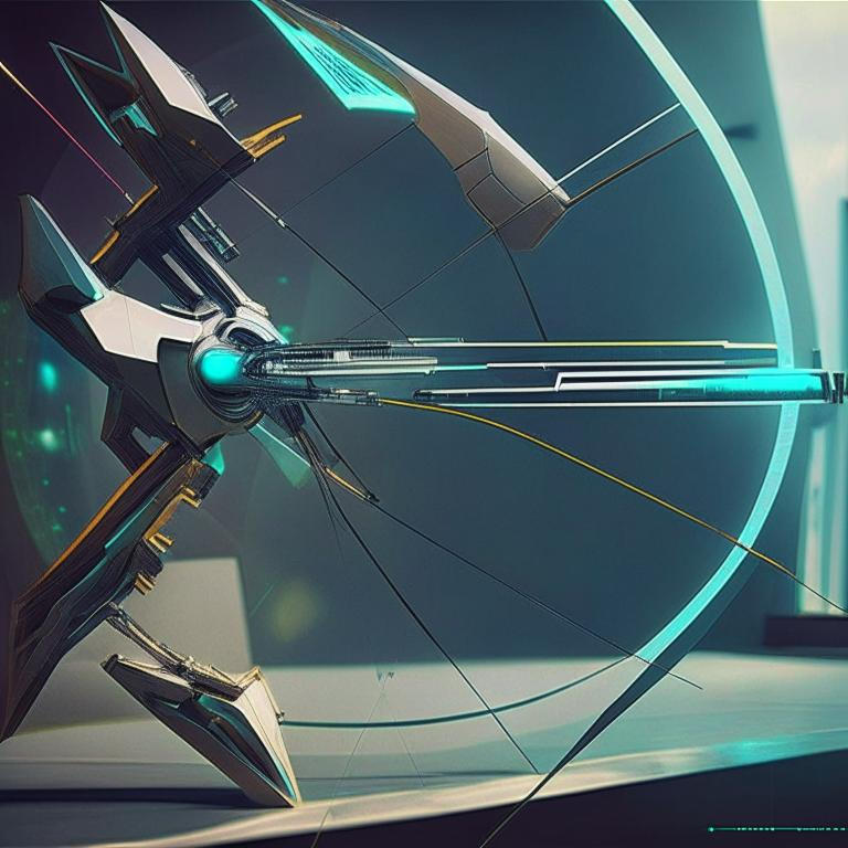 Futuristic bow by Pickgameru on DeviantArt
