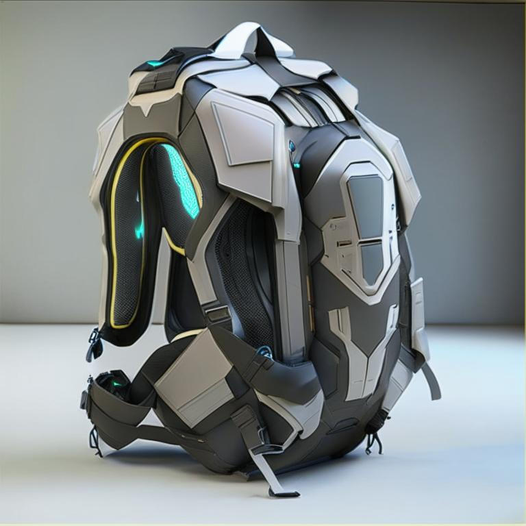 Futuristic backpack by Pickgameru on DeviantArt