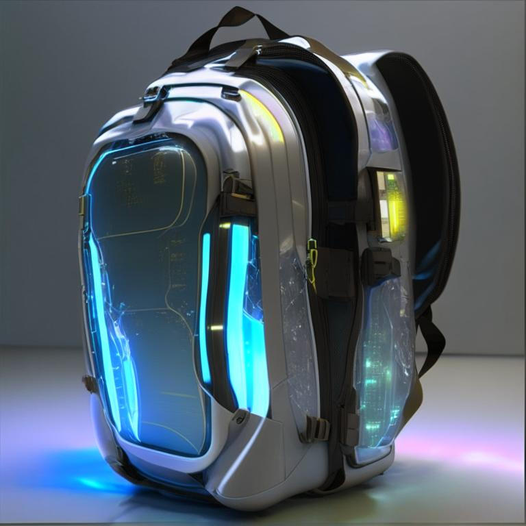 Futuristic backpack by Pickgameru on DeviantArt