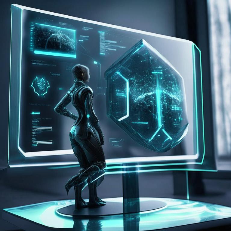 Futuristic Style Computer Futuristic PC monitor by Pickgameru on DeviantArt