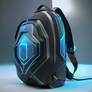 Futuristic backpack