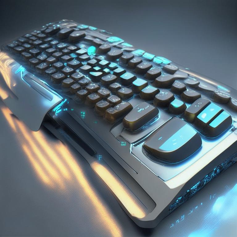 Futuristic PC keyboard by Pickgameru on DeviantArt