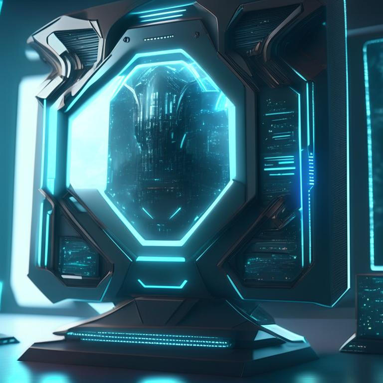 Futuristic PC monitor by Pickgameru on DeviantArt