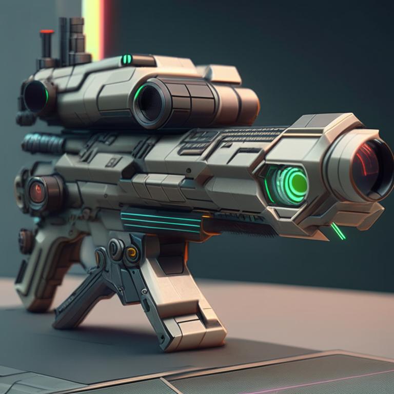 Futuristic Short Rifle Futuristic sniper rifle by Pickgameru on DeviantArt