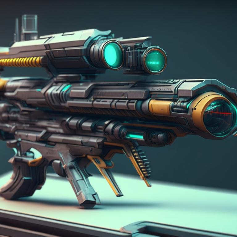 Tech Rifles Deviantart Retrofuturistic sniper rifle by Pickgameru on DeviantArt