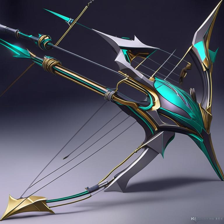 Futuristic bow by Pickgameru on DeviantArt