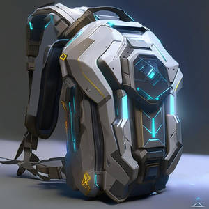 Futuristic backpack