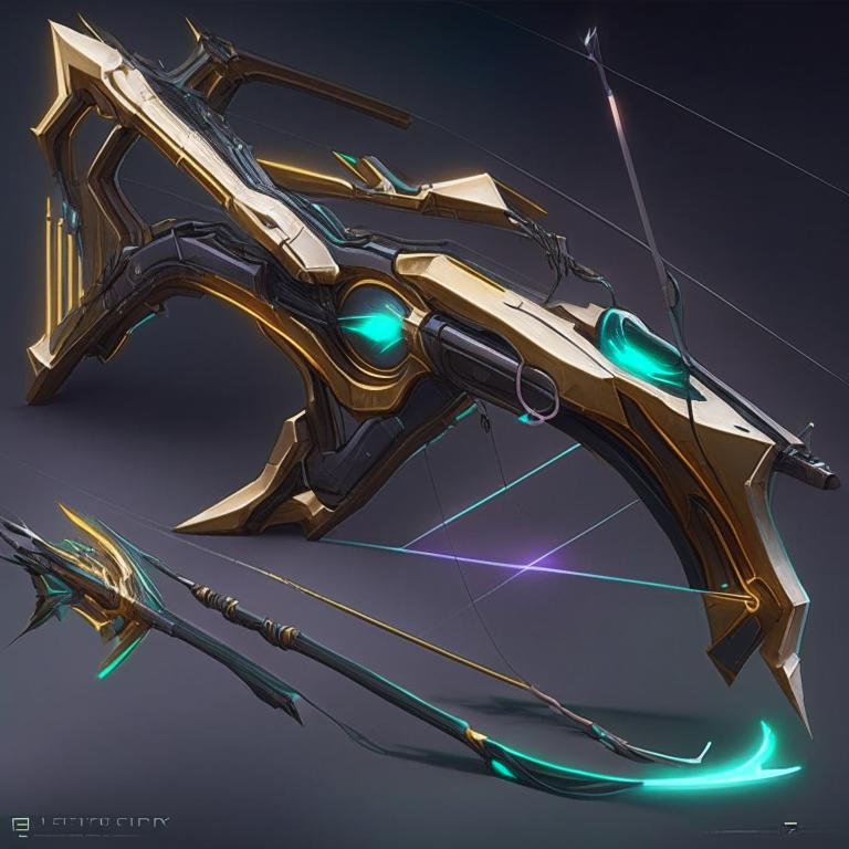 Futuristic bow by Pickgameru on DeviantArt