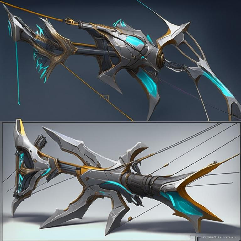 Futuristic bow by Pickgameru on DeviantArt