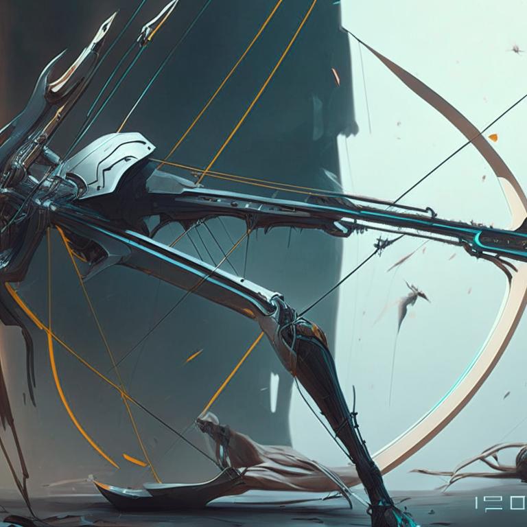 Futuristic bow by Pickgameru on DeviantArt