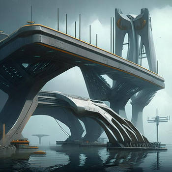 Futuristic bridge