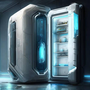 Futuristic fridge