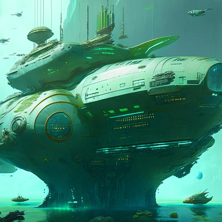 Futuristic marine ship by Pickgameru on DeviantArt