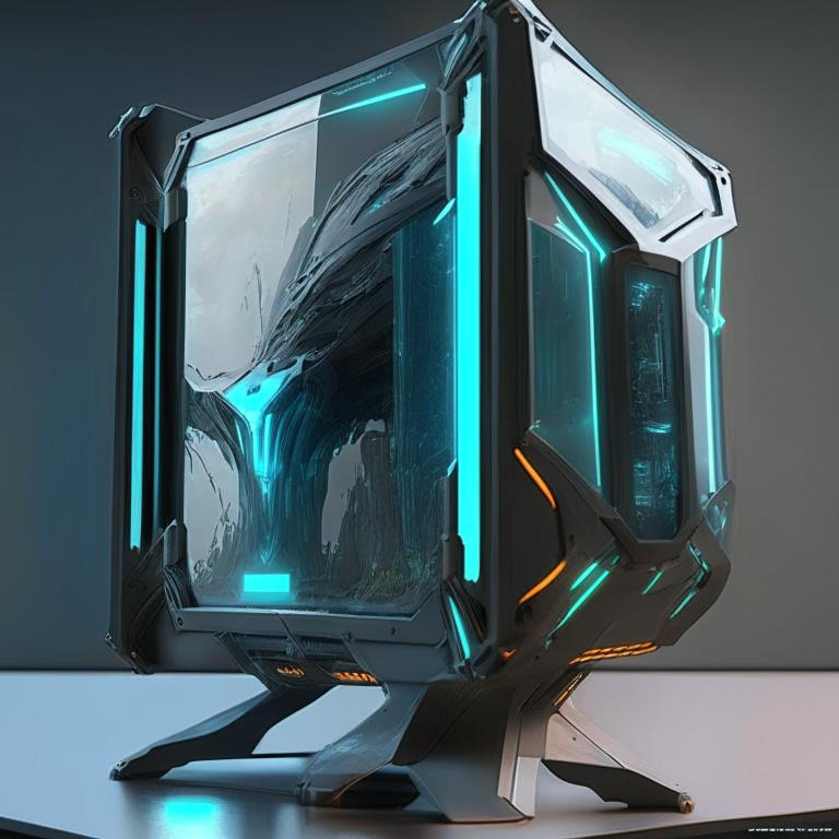 Futuristic PC monitor by Pickgameru on DeviantArt