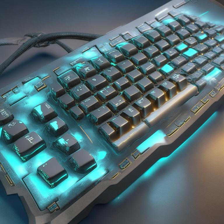 Futuristic PC keyboard by Pickgameru on DeviantArt