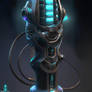 Futuristic PC microphone