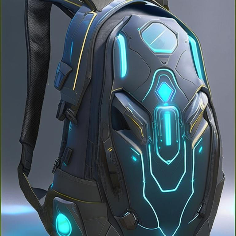 Futuristic backpack by Pickgameru on DeviantArt