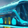 Futuristic bus