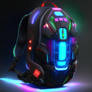 Futuristic backpack