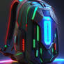 Futuristic backpack