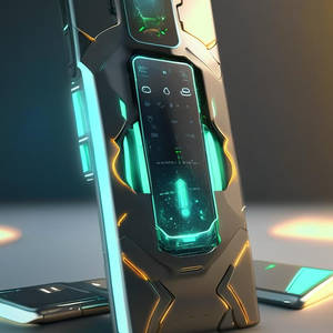 Futuristic smartphone