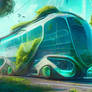 Futuristic bus