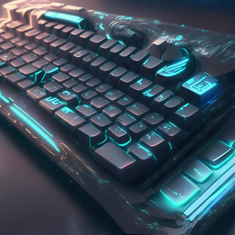 Futuristic PC keyboard by Pickgameru on DeviantArt