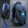 Futuristic backpack