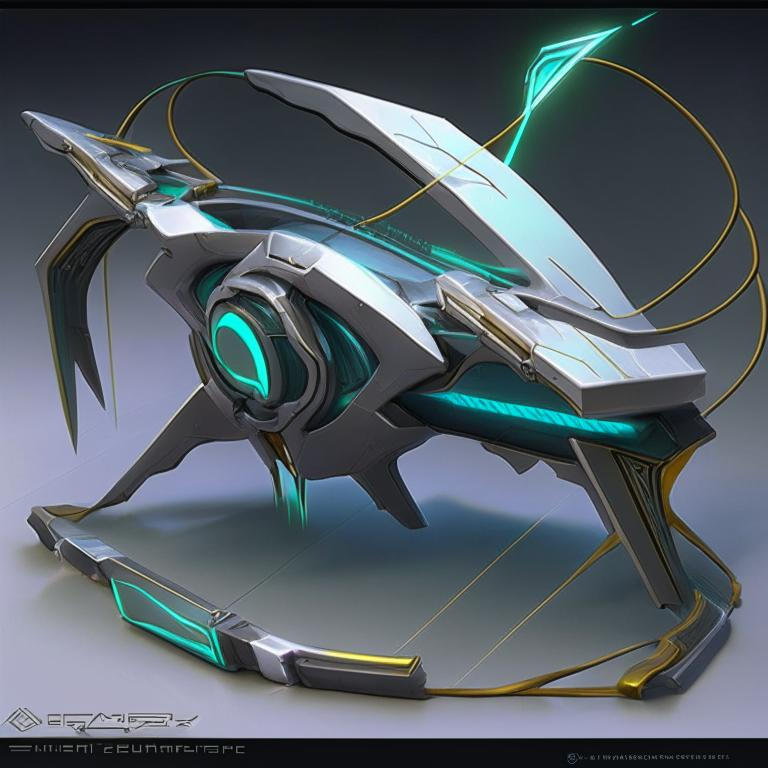 Futuristic bow by Pickgameru on DeviantArt