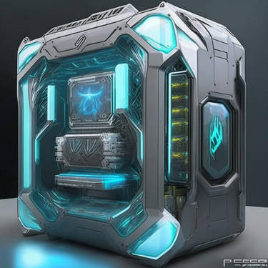 Futuristic PC case