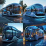 Futuristic bus