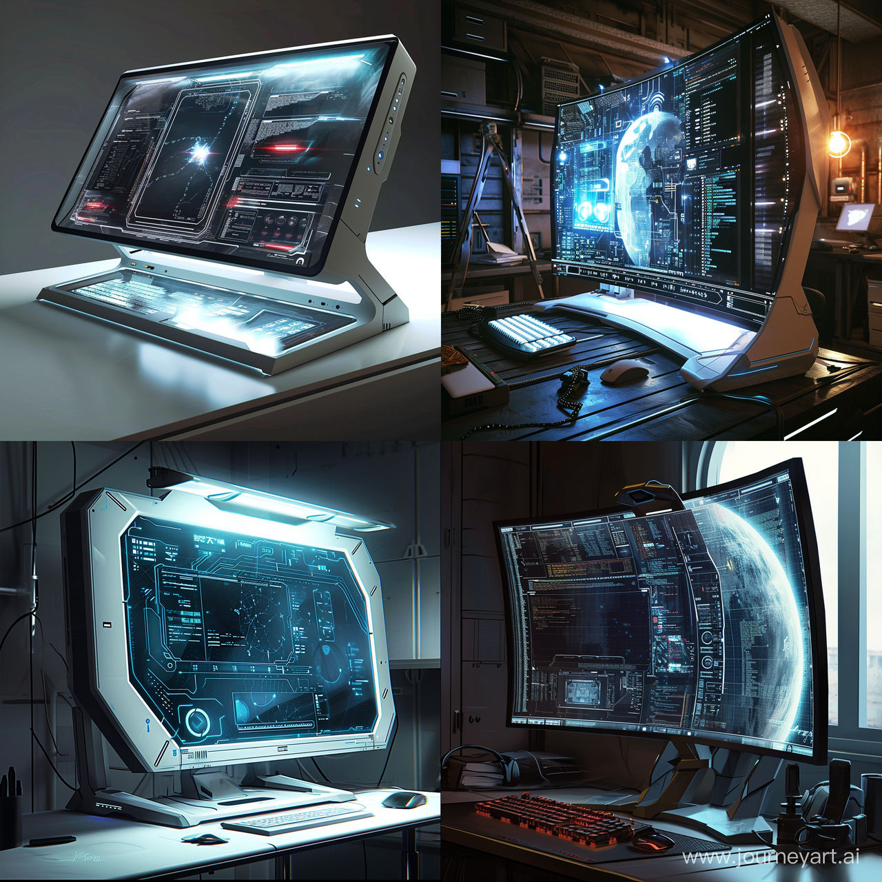 Futuristic PC monitor by Pickgameru on DeviantArt