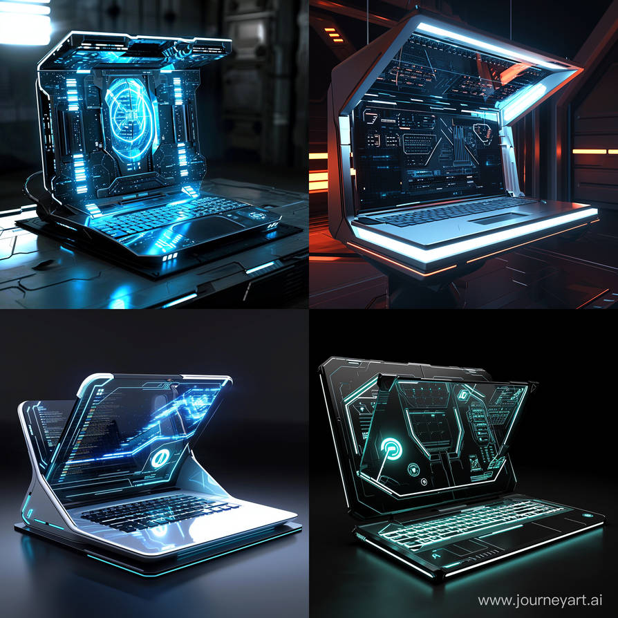 Futuristic Portable Computer Futuristic laptop by Pickgameru on DeviantArt