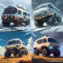 Ultra-futuristic UAZ-452