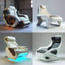 Futuristic armchair